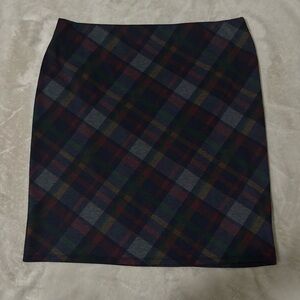 Carole Wren Plaid Patterned Women's Skirt Size XL